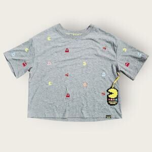 Justice Girls Pac-Man Cropped Graphic Tee Juniors Size M (10)